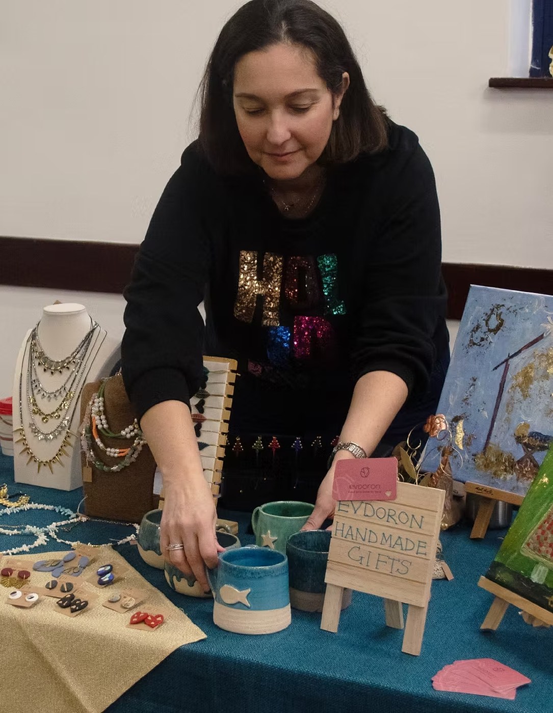 EvDoron is Panagiota's way of sharing genuinely joyful handmade gifts.